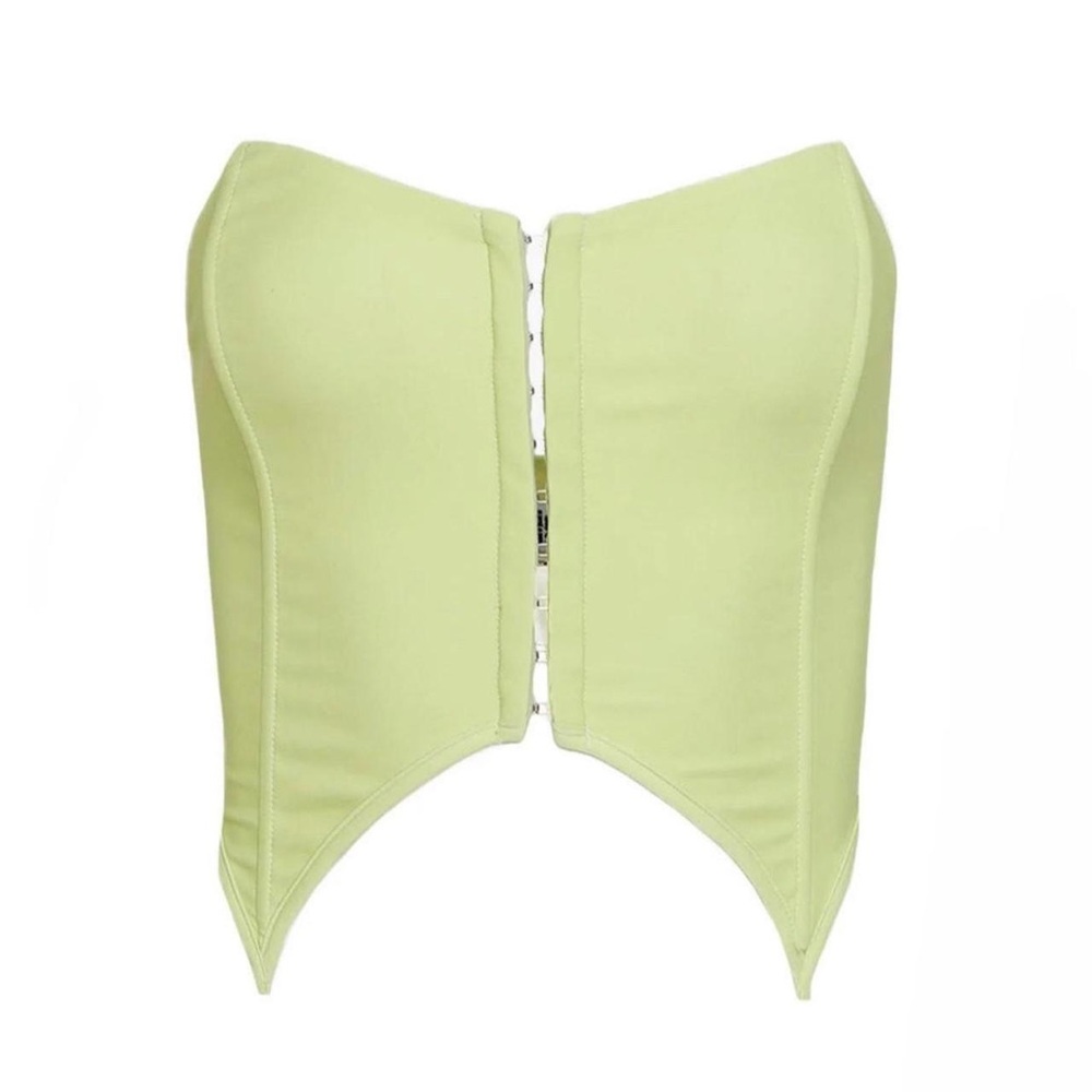 Tiger Mist Women's Green and Yellow Corset